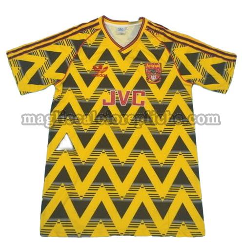 seconda divisa maglie calcio arsenal 1991-1993