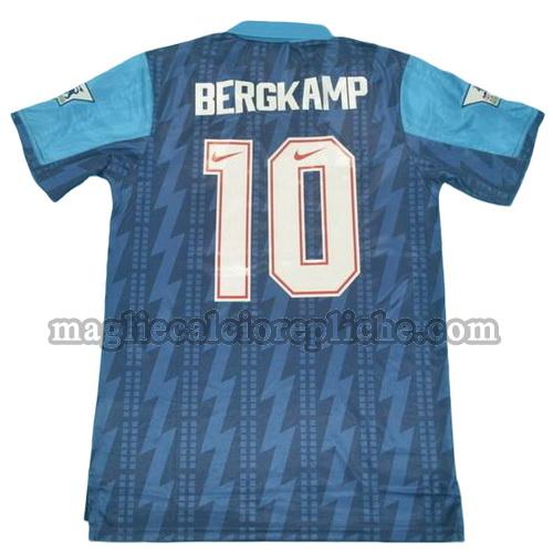 seconda divisa maglie calcio arsenal 1994 bergkamp 10