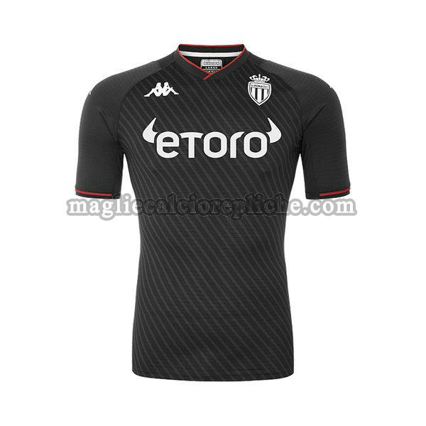 seconda divisa maglie calcio as monaco 2021 2022 nero