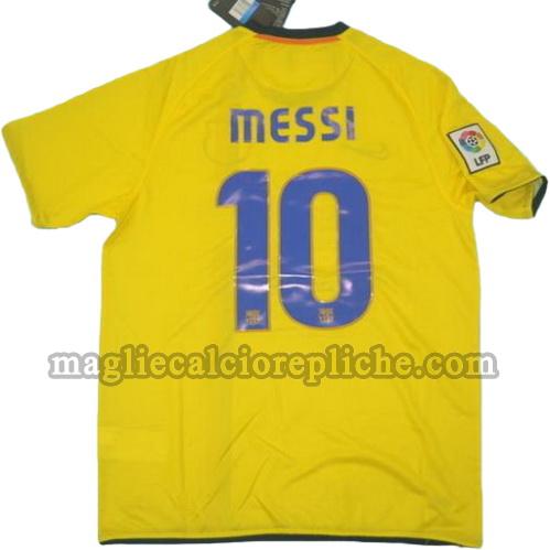 seconda divisa maglie calcio barcellona lfp 2008-2009 messi 10