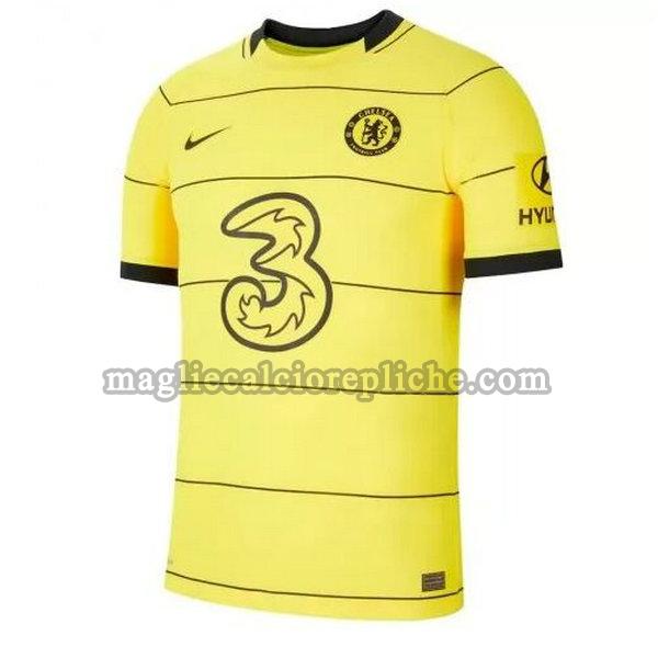 seconda divisa maglie calcio chelsea 2021 2022 giallo