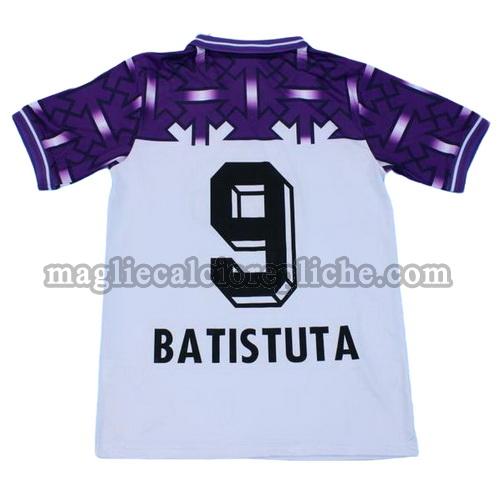 seconda divisa maglie calcio fiorentina 1992-1993 batistuta 9