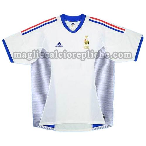 seconda divisa maglie calcio francia coppa del mondo 2002