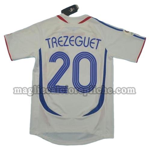 seconda divisa maglie calcio francia coppa del mondo 2006 trezeguet 20