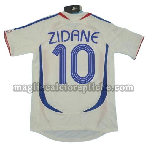 seconda divisa maglie calcio francia coppa del mondo 2006 zidane 10