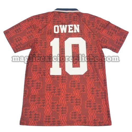 seconda divisa maglie calcio inghilterra 1994 owen 10