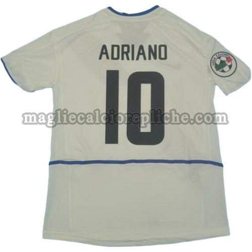 seconda divisa maglie calcio inter 2002-2003 adriano 10