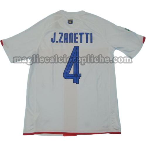 seconda divisa maglie calcio inter 2007-2008 j.zanetti 4