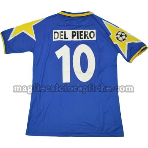 seconda divisa maglie calcio juventus 1995-1996 del piero 10