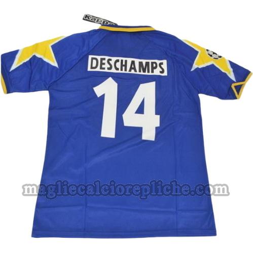 seconda divisa maglie calcio juventus 1995-1996 deschamps 14