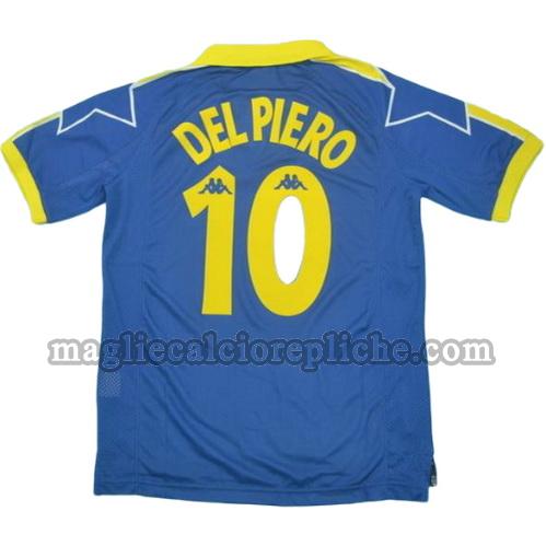 seconda divisa maglie calcio juventus 1997-1998 del piero 10