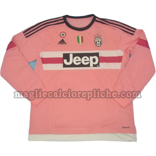 seconda divisa maglie calcio juventus lega 2015-2016 manica lunga