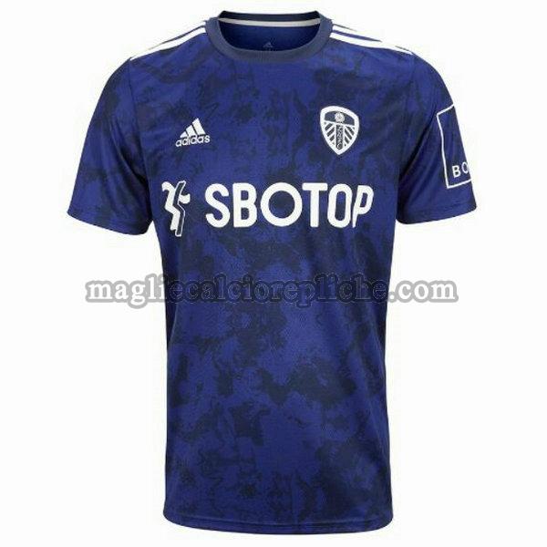 seconda divisa maglie calcio leeds united 2021 2022 blu