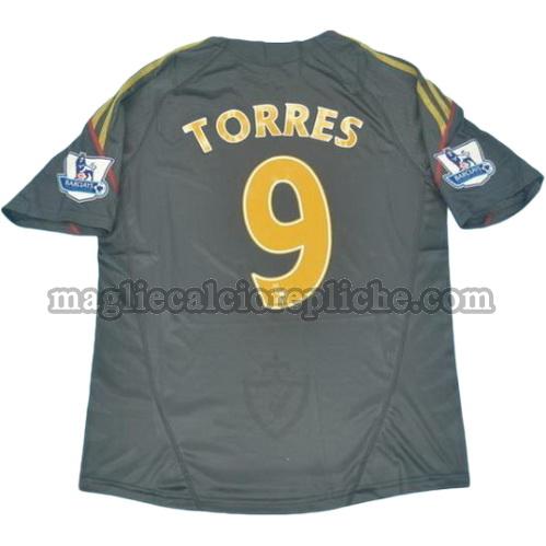 seconda divisa maglie calcio liverpool 2009-2010 torres 9