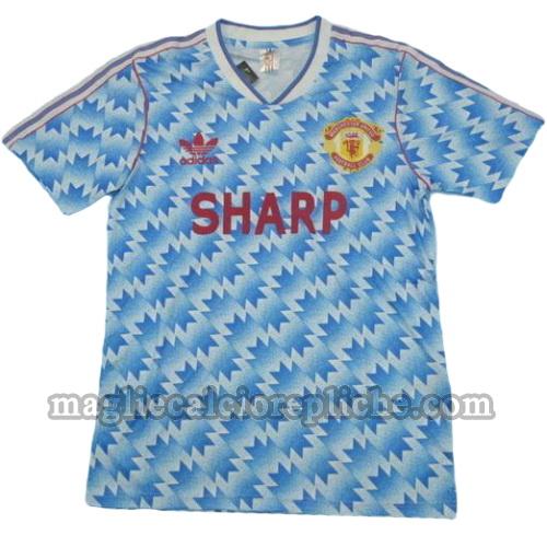 seconda divisa maglie calcio manchester united 1990-1992