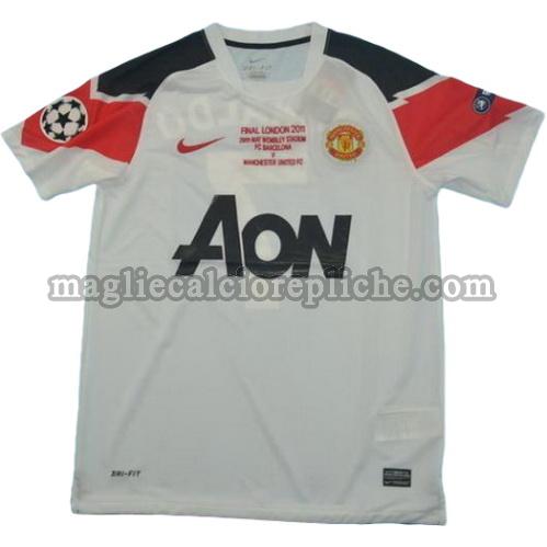 seconda divisa maglie calcio manchester united ucl 2010-2011