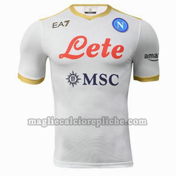 seconda divisa maglie calcio napoli 2021 2022 bianco