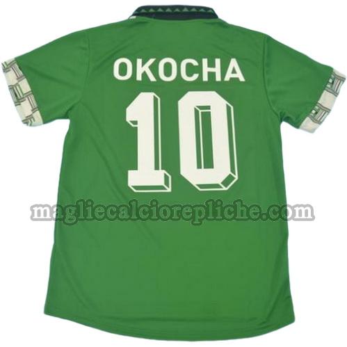 seconda divisa maglie calcio nigeria 1994 okocha 10