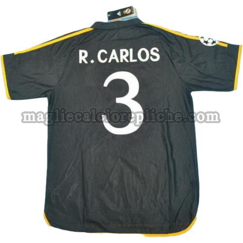 seconda divisa maglie calcio real madrid 1999-2000 r.carlos 3