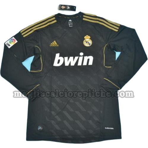 seconda divisa maglie calcio real madrid 2011-2012 manica lunga