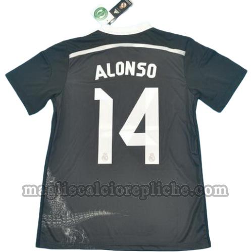 seconda divisa maglie calcio real madrid 2014-2015 alonso 14