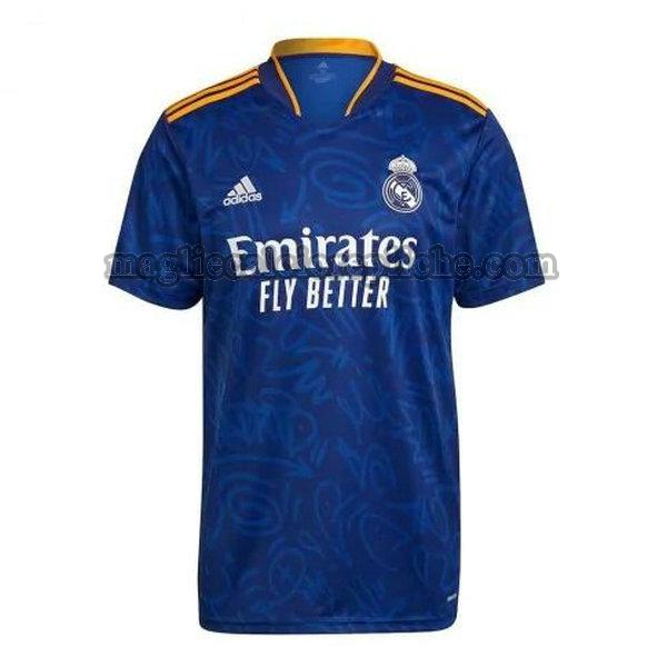 seconda divisa maglie calcio real madrid 2021 2022 blu