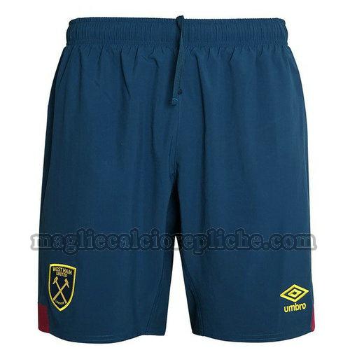 seconda divisa pantaloncini calcio west ham 2018-2019