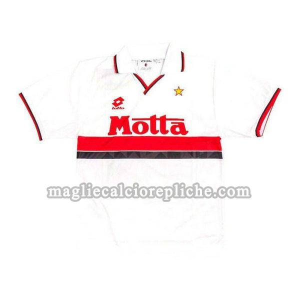 seconda maglie calcio ac milan 1993-1994 bianco