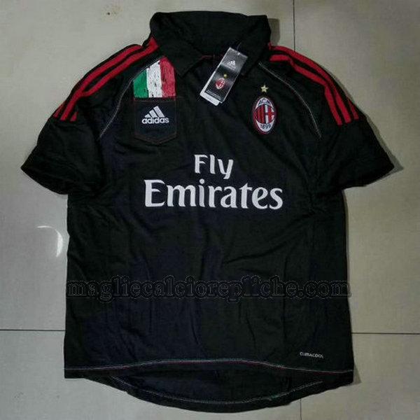 seconda maglie calcio ac milan 2012-2013 nero