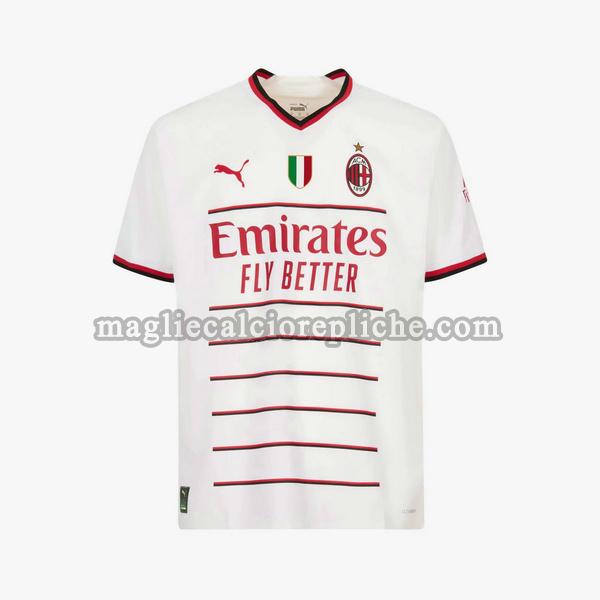 seconda maglie calcio ac milan 2022 2023 thailandia bianco