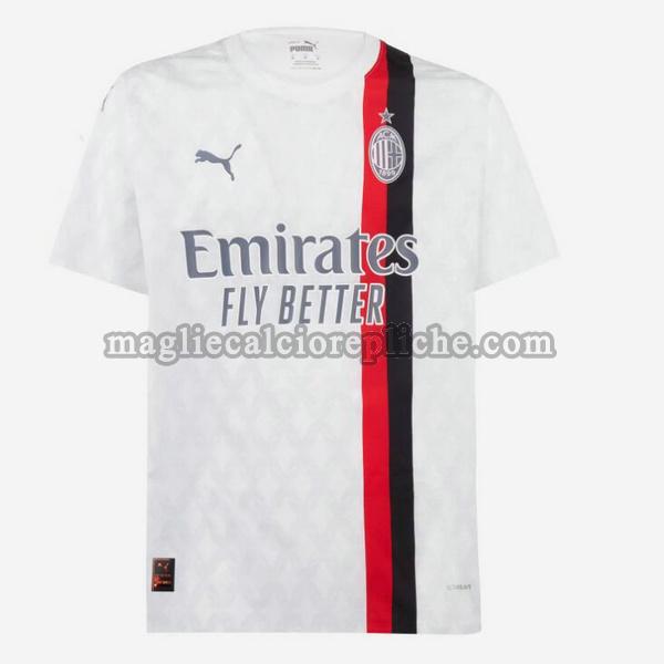 seconda maglie calcio ac milan 2023 2024 bianco