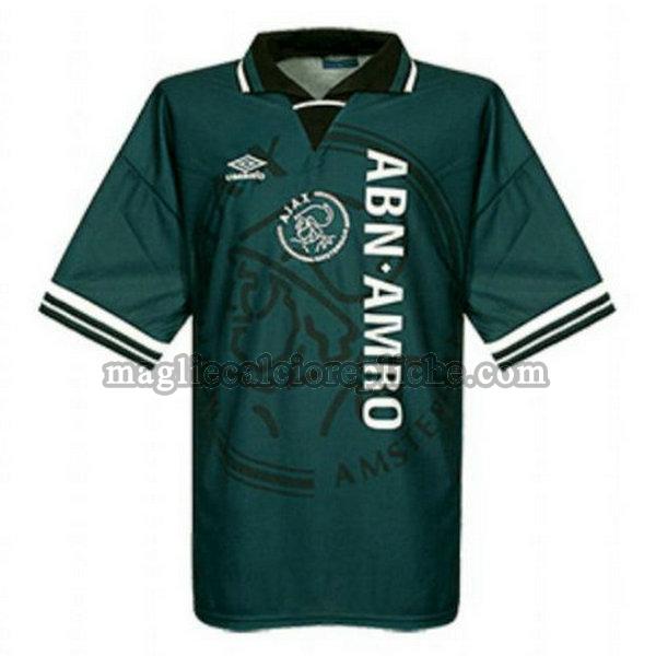 seconda maglie calcio ajax 1995-1996 blu