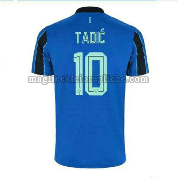 seconda maglie calcio ajax 2021 2022 tadic 10 blu