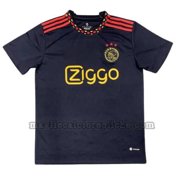 seconda maglie calcio ajax 2022 202 thailandia blu