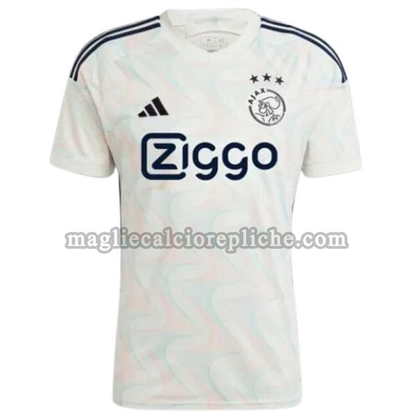 seconda maglie calcio ajax 2023 2024 bianco