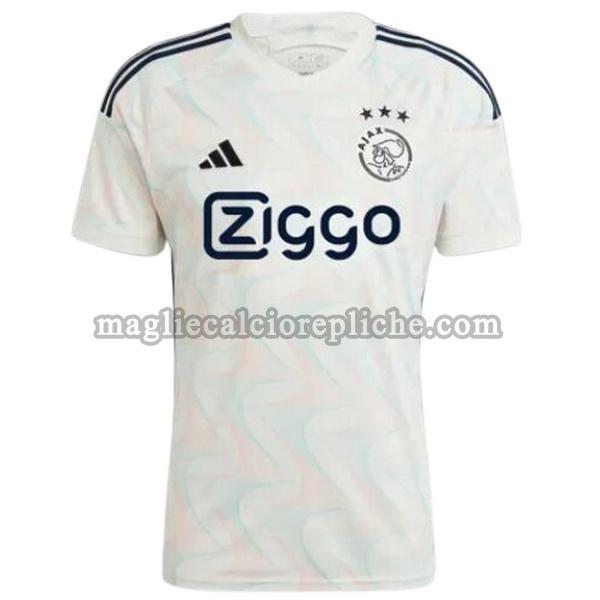 seconda maglie calcio ajax 2023 2024 thailandia bianco