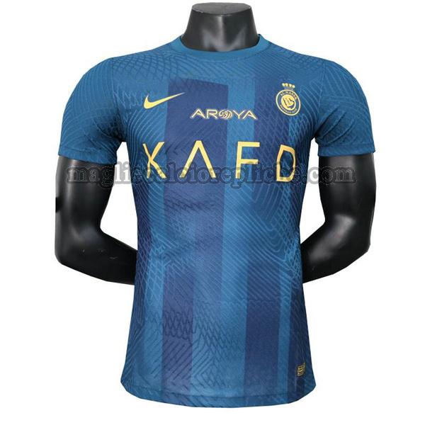 seconda maglie calcio al-nassr fc 2023 2024 player blu