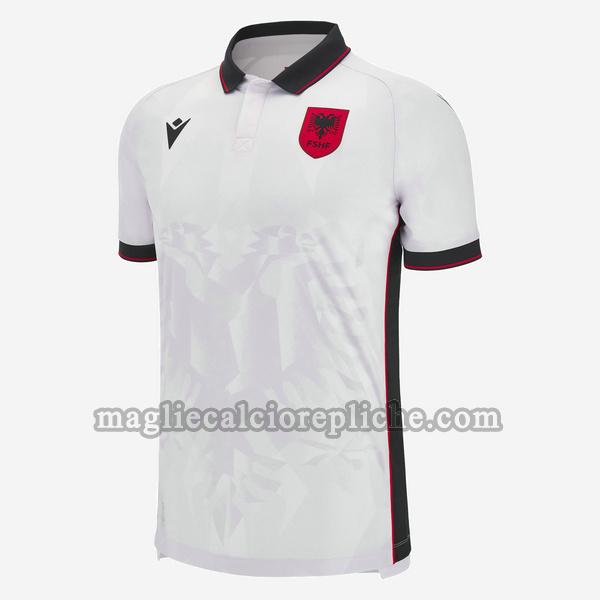 seconda maglie calcio albania 2023 thailandia bianco