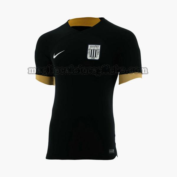 seconda maglie calcio alianza lima 2023 thailandia nero