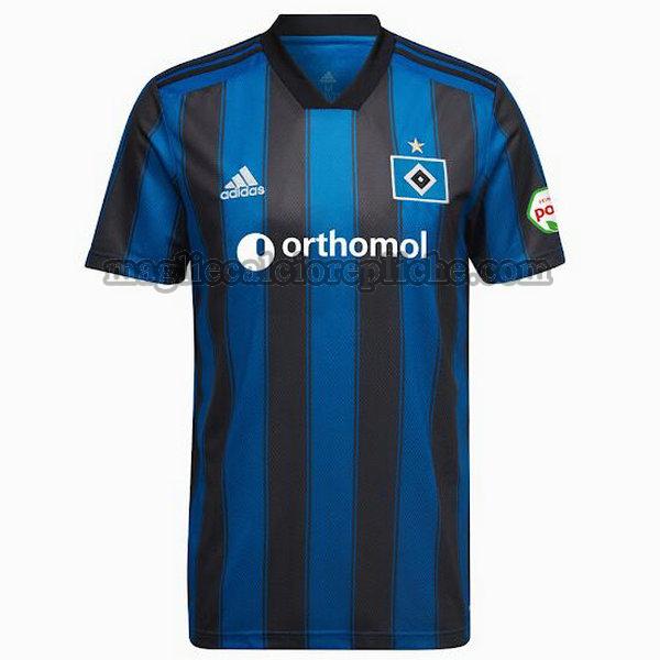 seconda maglie calcio amburgo sv 2021 2022 thailandia blu nero