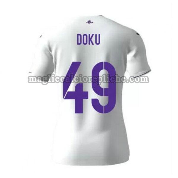 seconda maglie calcio anderlecht 2020-2021 doku 49 bianco