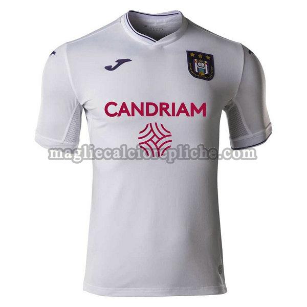 seconda maglie calcio anderlecht 2020-2021 thailandia bianco