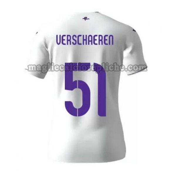 seconda maglie calcio anderlecht 2020-2021 verschaeren 51 bianco