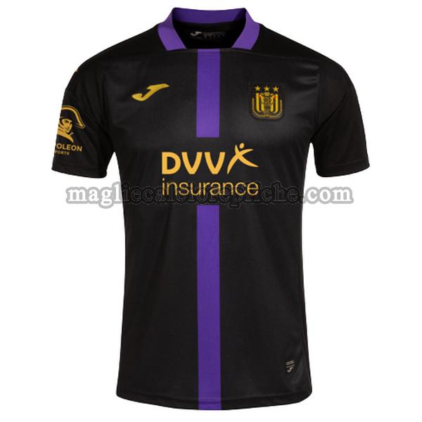 seconda maglie calcio anderlecht 2023 2024 thailandia nero