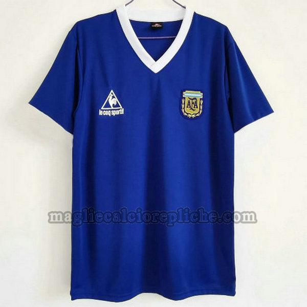 seconda maglie calcio argentina 1986 blu