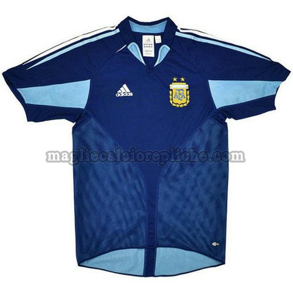 seconda maglie calcio argentina 2004 blu