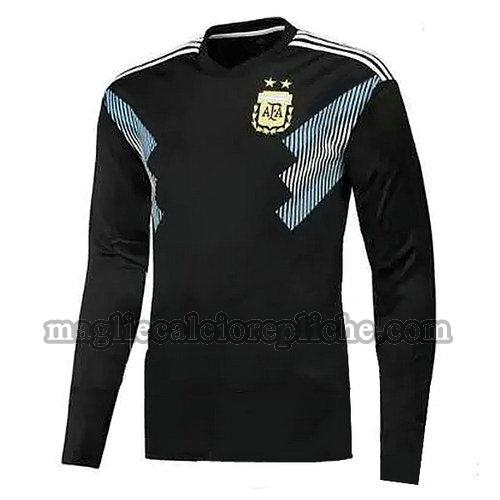 seconda maglie calcio argentina 2018 manica lunga