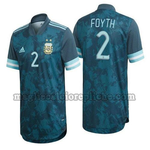 seconda maglie calcio argentina 2020 foyth 2