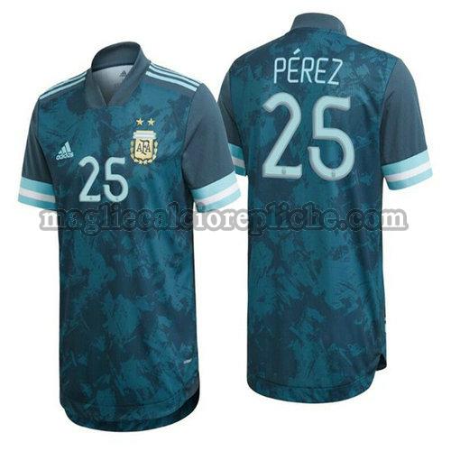 seconda maglie calcio argentina 2020 perez 25