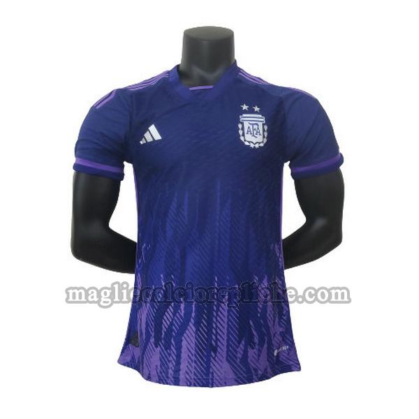 seconda maglie calcio argentina 2022 player blu